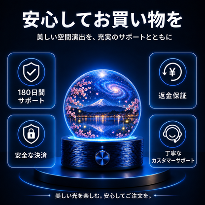 BVJ® 💪2026 PRO MAX 5Dスマート・ワールド・プロジェクター 🌎 Bluetooth操作と効果音で、100種類以上の没入型世界を創り出そう