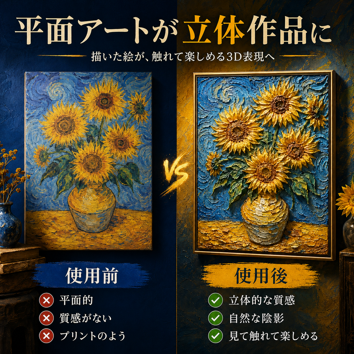 本日限定50%OFF🔥｜billion® 3D立体アートペン - 平面の絵が、触れて楽しめる立体作品に🪄