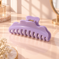 Lilac Wave Claw Clip — AI-generated styling illustration