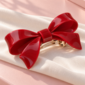 Cherry Bow Barrette — AI-generated styling illustration