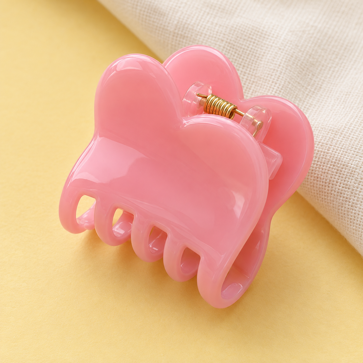 Pink Heart Mini Claw — AI-generated styling illustration