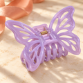 Lilac Butterfly Claw — AI-generated styling illustration
